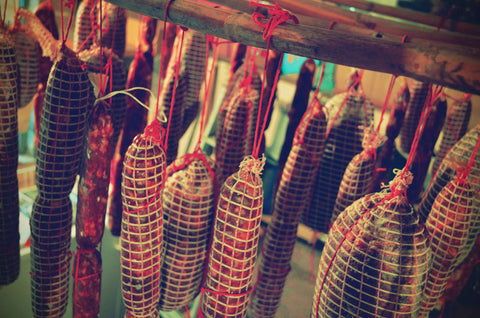 Salami hanging