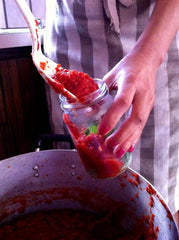 Tomato Sauce Making