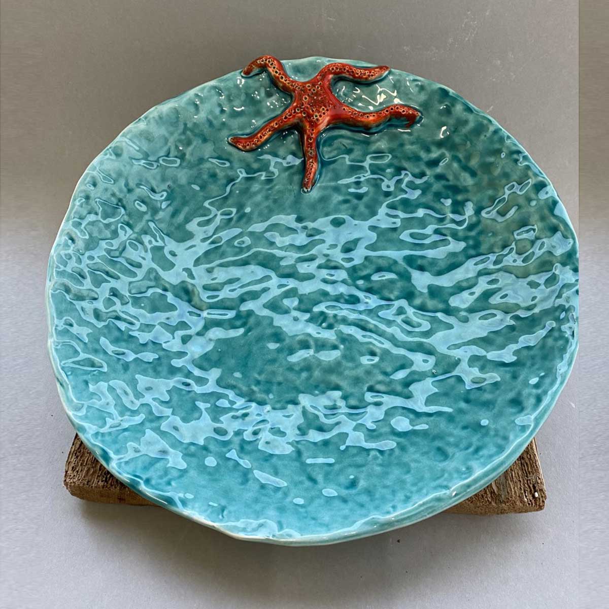 blue starfish art