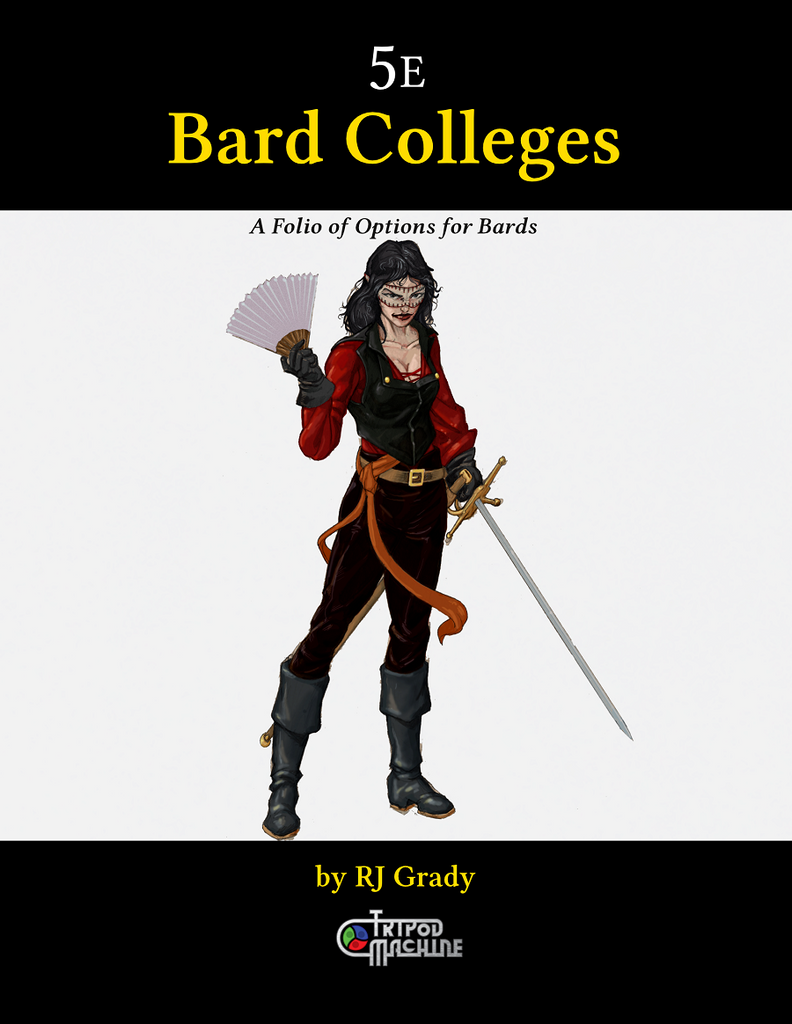 Bard Colleges, A Folio of Options for Bards Fifth Edition (5E) Open