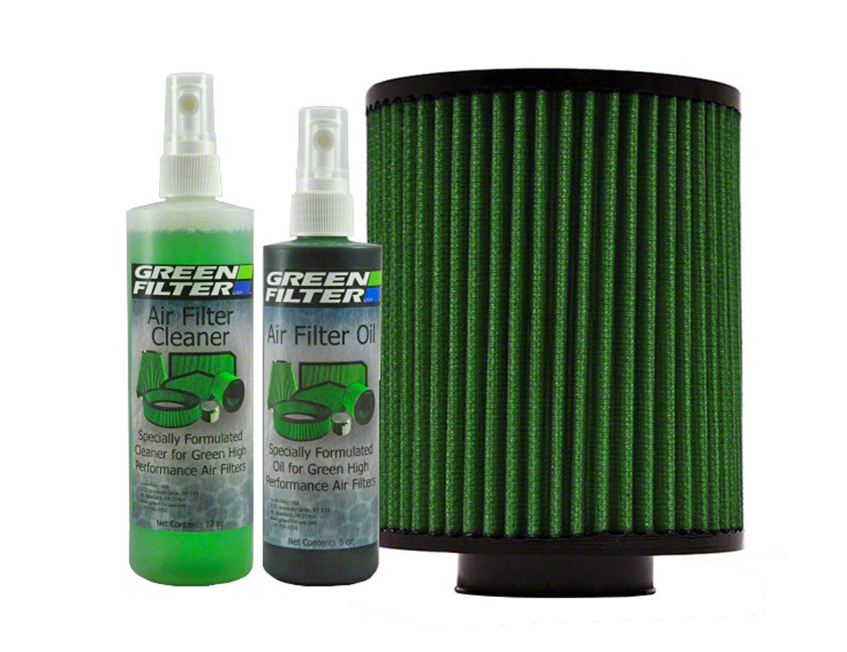 Green Filter Recharge Oil & Cleaner Kit - Green Color