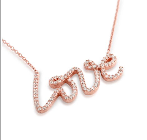Collar 925 Love Rose Gold