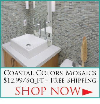 hand painted glass mosaic tiles