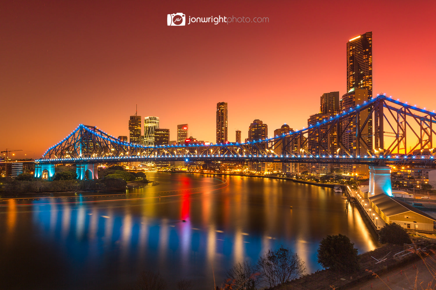 Brisbane City Sunset