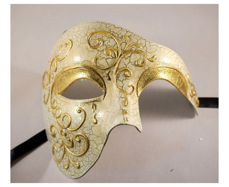 Buy Gold of the Opera Vintage Design Masquerade Masks Online - Yacanna.com