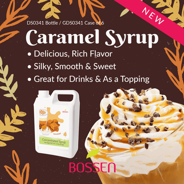 Introducing our Caramel Syrup by Bossen
