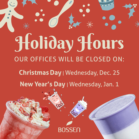 Bossen Holiday Hours