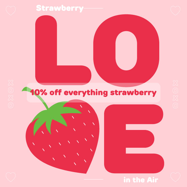 Bossen Valentine's Day Strawberry Sale 10% Off
