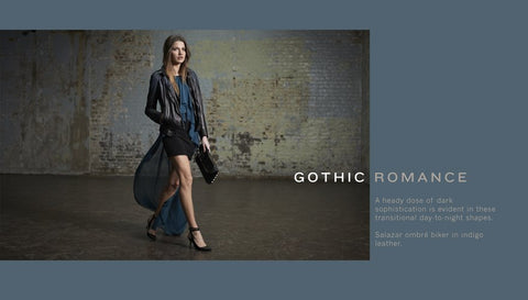 Gothic Romance: Muubba leathers from London on sale at our Fall POP UP SHOP