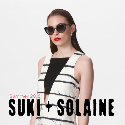 Suki + Solaine featured at our upcoming Pop Up Sample Sale