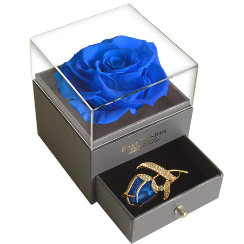What does a blue rose mean?