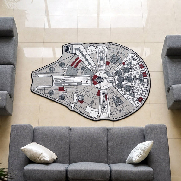 millennium falcon rug