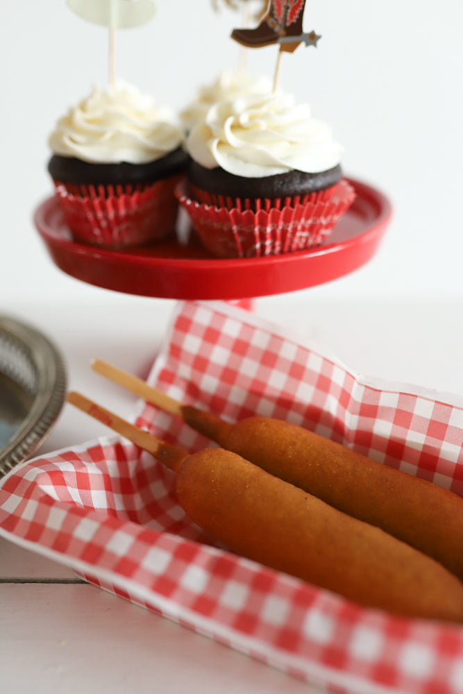 Corn Dogs and Cupcakes A Little Confetti Shop x The Dunford Girls Stampede Party