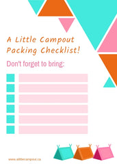 Sleepover Party Checklist