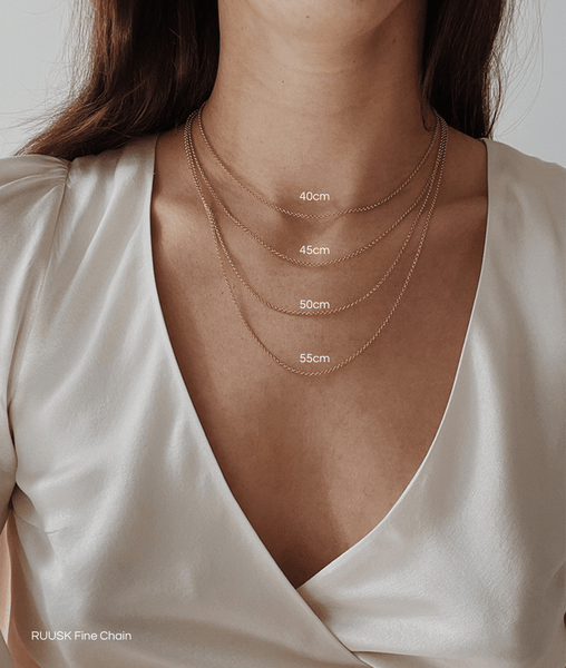 40cm gold chain necklace