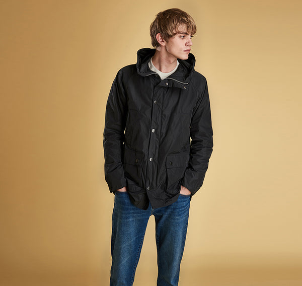 barbour made for japan hooded bedale