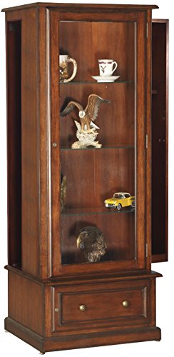 Gun Curio Slider Cabinet Combination Secret Stashing