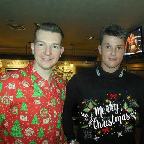 christmas shirt and xmas jumper