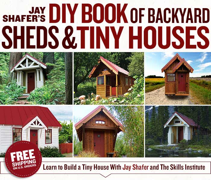 ... DIY Book of Backyard Sheds and Tiny Houses | Four Lights Tiny House