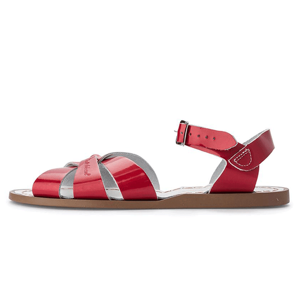 saltwater sandals candy red