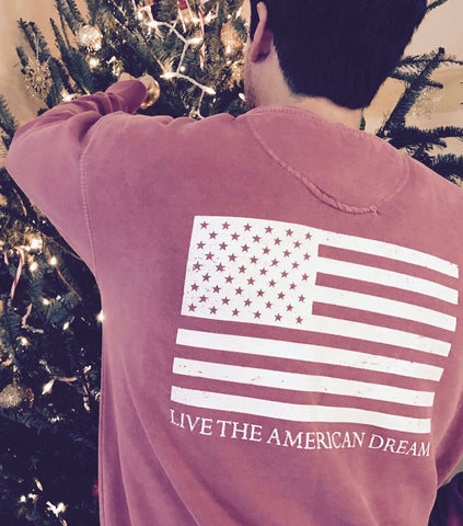 'Live the American Dream' Men's sweatshirts