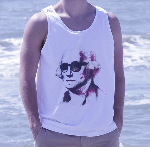 George Washington 4th of july tank top