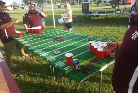 beerpong tailgate brown out