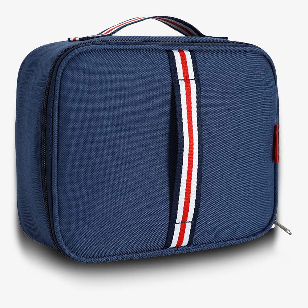 Kids Insulated Cooler Lunch Box Bag Lunch Bag Navy Blue MIER