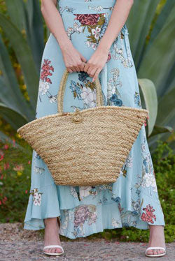 straw beach bag