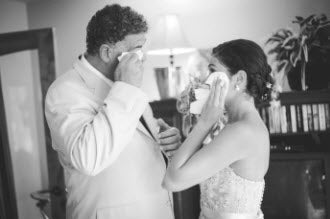 Wedding Story: Tess and Nick's Bigfork, Montana Wedding – First Look – from Piece of Cake Wedding Decor