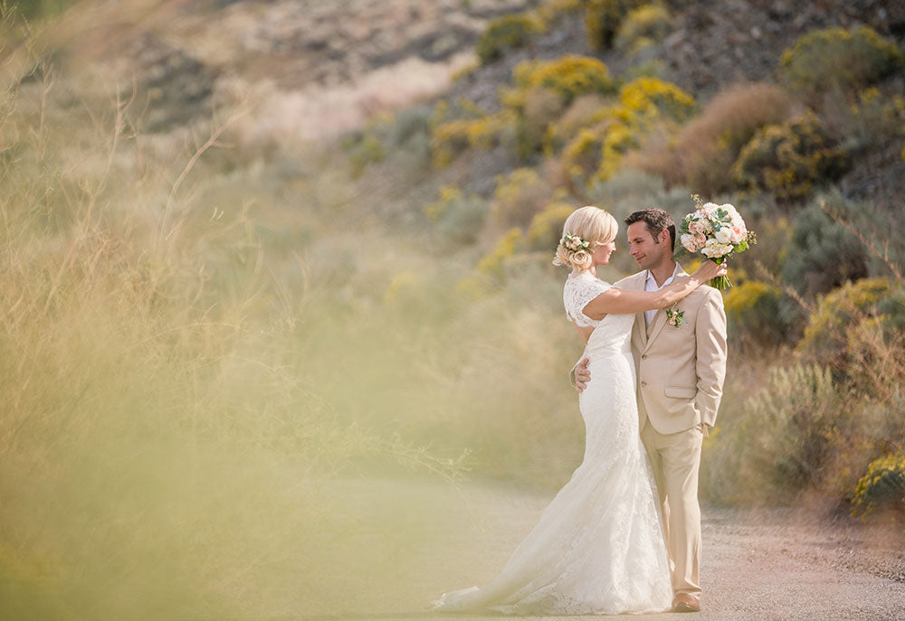 Rustic & Romantic Desert Wedding - http://pieceofcakeweddingdecor.com