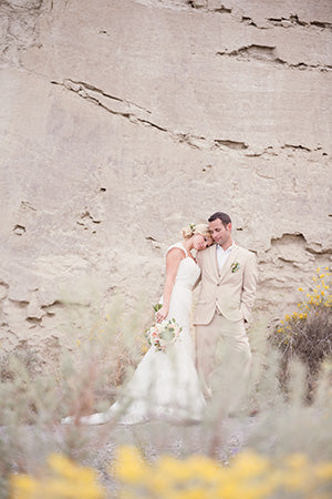 Rustic & Romantic Desert Wedding - http://pieceofcakeweddingdecor.com