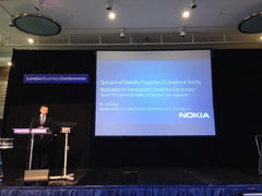 Jani Kivioja of Nokia mentions Graphenea in his talk.