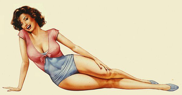 Dessinateur pin up