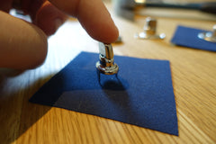 Turnbutton cloth to cloth fitting 2 prong