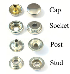 snap fasteners cap socket post stud how to fit