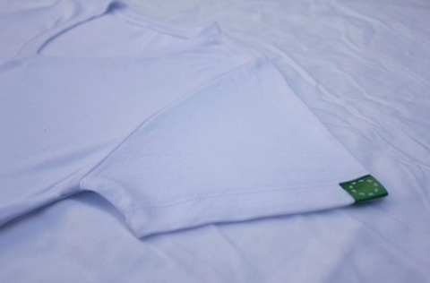 white hemp v neck