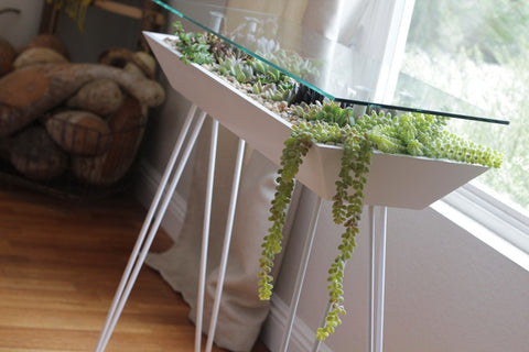 table and planter