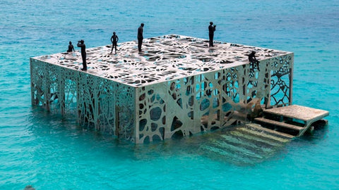 sculpture coralarium maldives