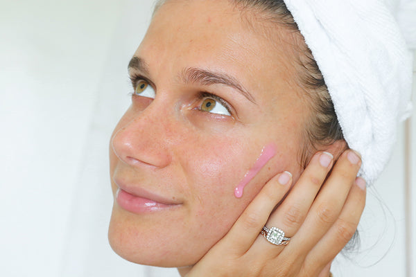 adi arezzini using teami natural skin care