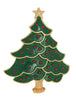 Hedy H Heart Classic Christmas Tree Vintage Costume Brooch