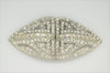 Coro Rhodium Duette Mid-Century Vintage Figural Dress Clips Pin Brooch
