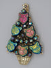 Dorothea Christmas Cats Tree Aurora Vintage Holiday Brooch