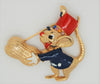 Coro Dumbo Timothy Q Mouse Walt Disney Productions (WDP) Figural Brooch Pin
