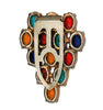 Art Deco Dress Clip Unfoiled Cabs Vintage Costume Pin Brooch 1930s