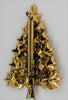 Pakula Star Christmas Tree Figural Vintage Holiday Pin Brooch - 1960s