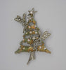 Kirks Folly Angel Fairy Figural Christmas Tree Brooch