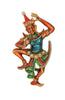 ART Temple Dancer Vintage Figural Costume Brooch