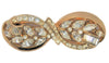 Coro Floral Icy Rhinestones Fur Clip Duette Vintage Figural Brooch