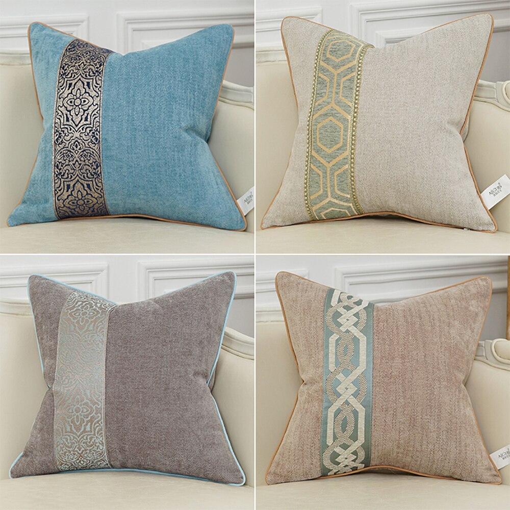 modern patchwork cushions